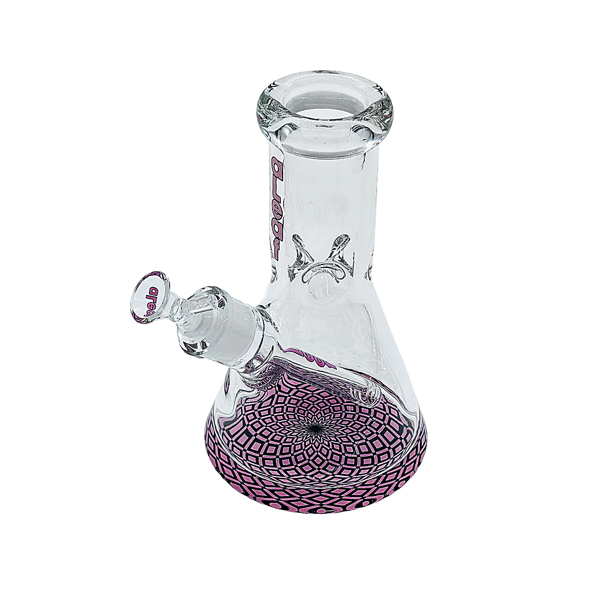 ALEAF Abstract Design Beaker Waterpipe (AL8000) | 8 inches | Assorted Colors product image